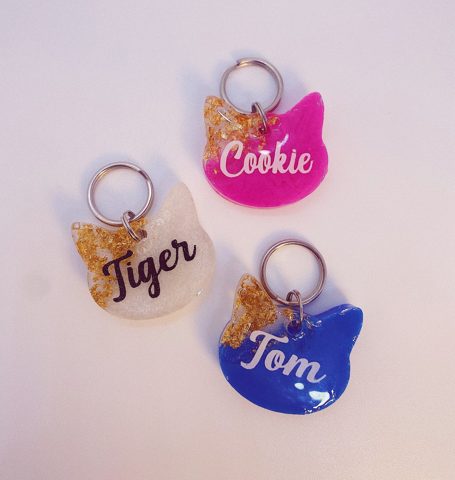 Gold/Silver Flakes Tag