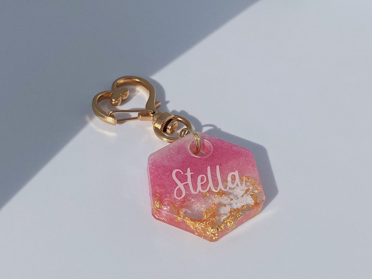Gold/Silver Flakes Tag