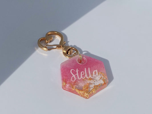 Gold/Silver Flakes Tag