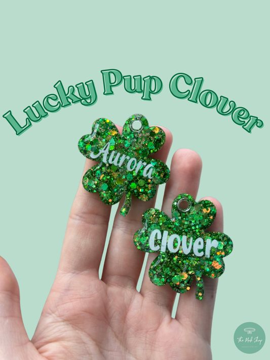 Lucky Pup Clover Tag