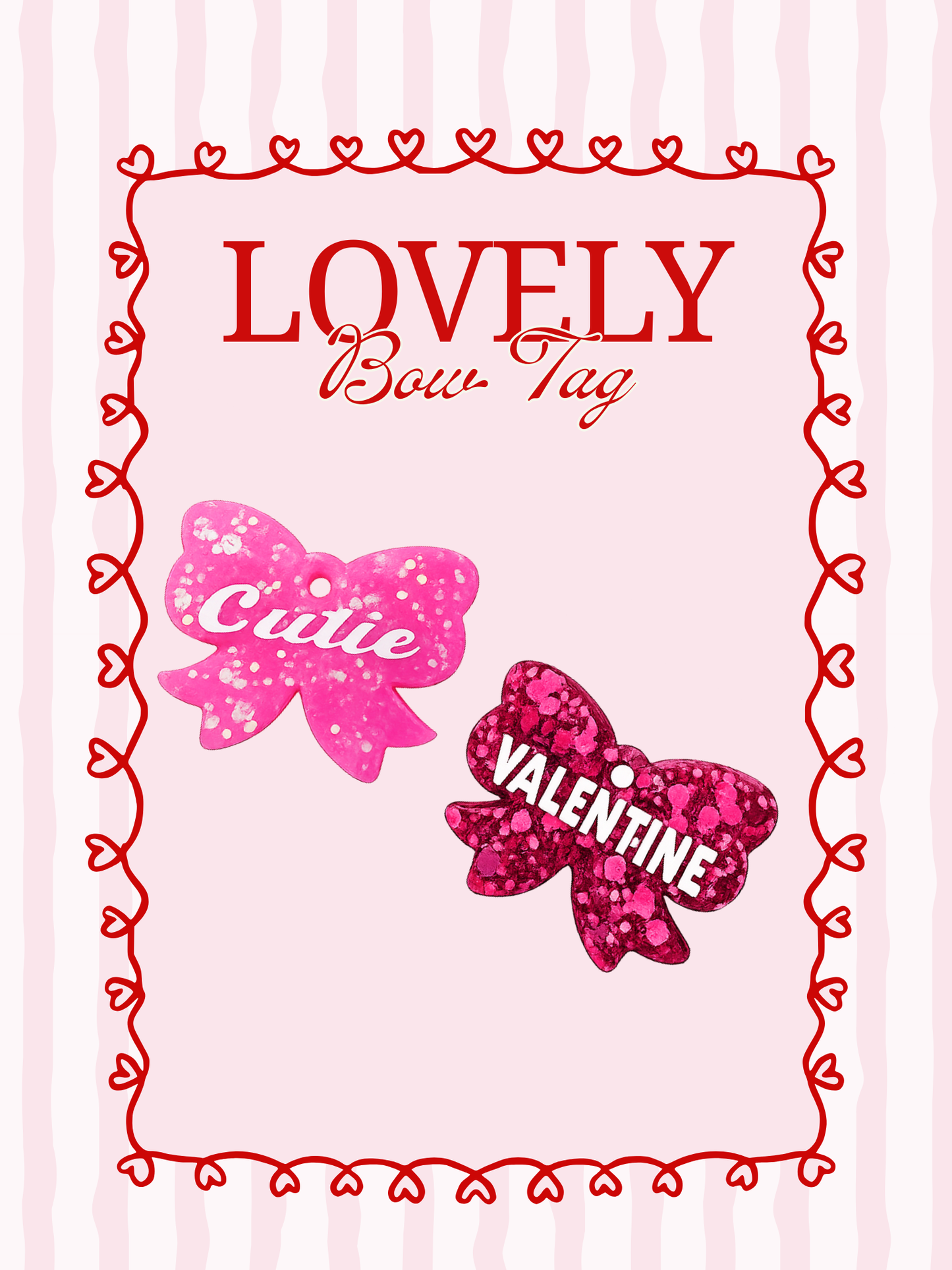 Lovely Bow Tag