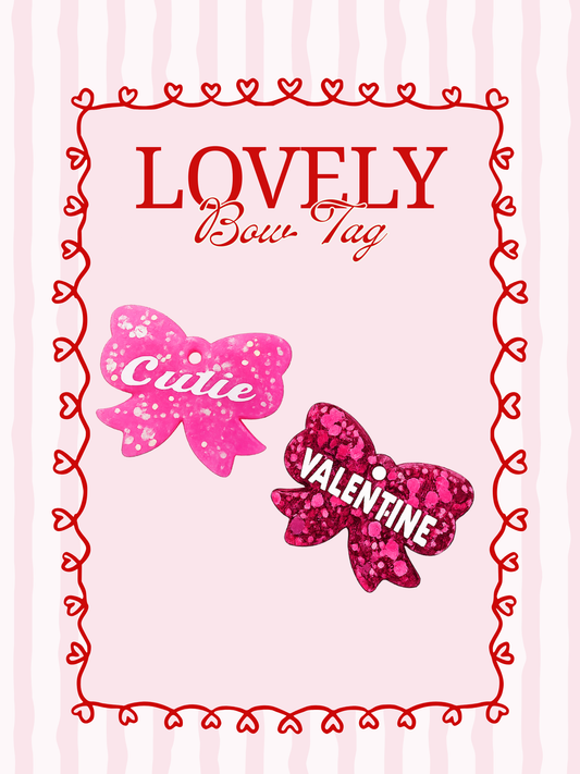 Lovely Bow Tag