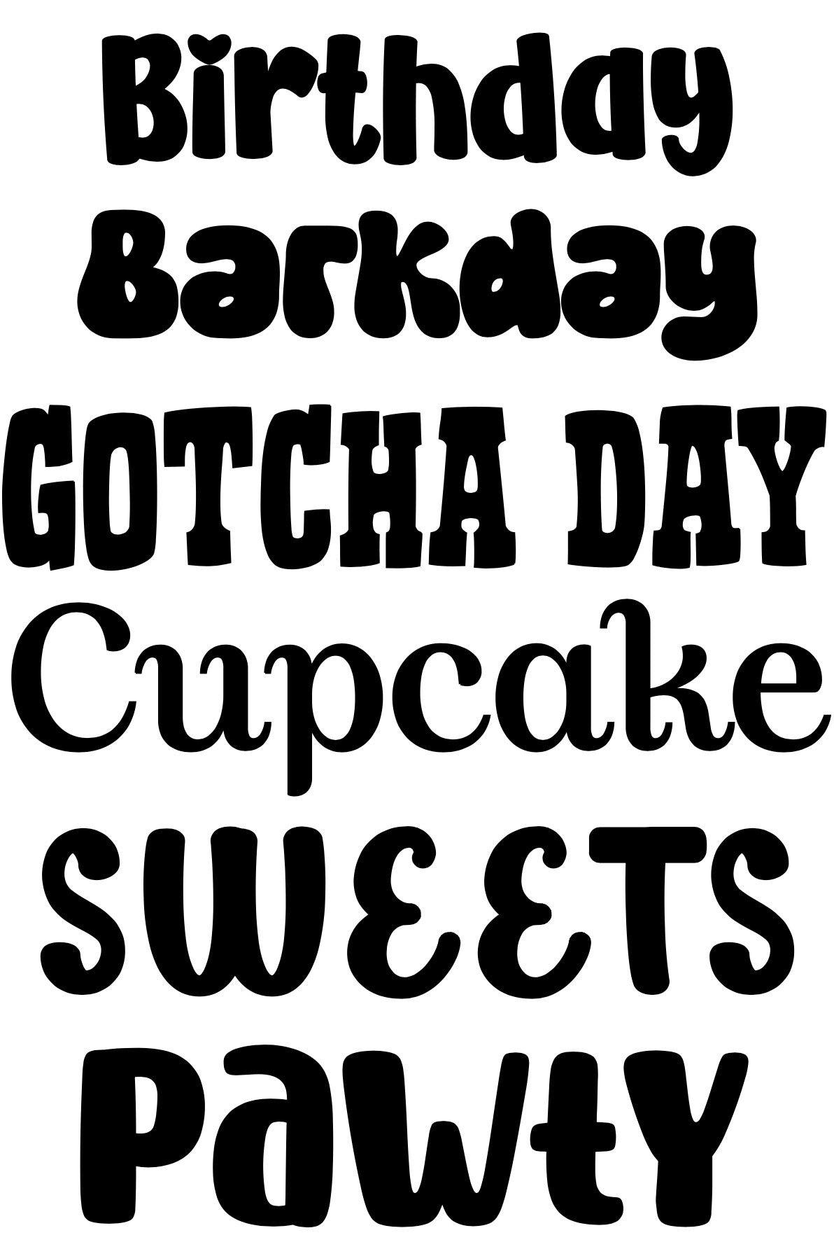 THE BARKDAY COLLECTION