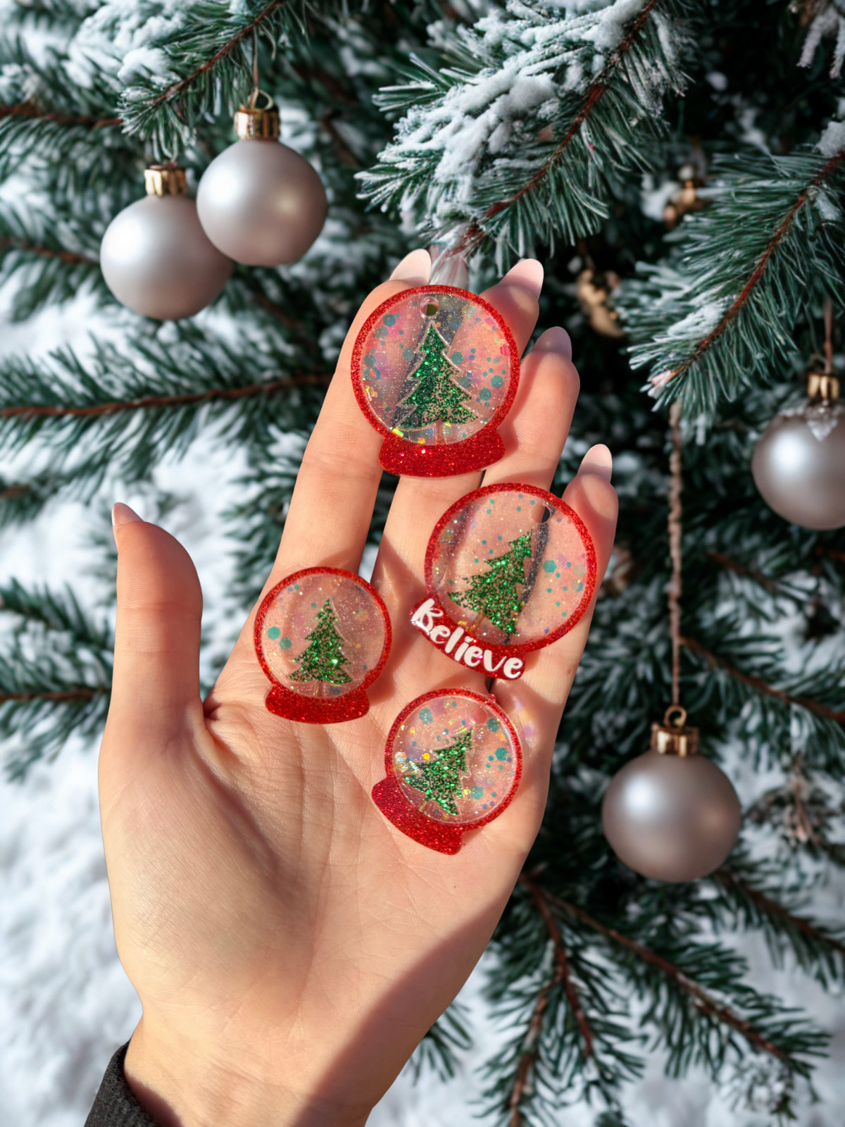 Snowglobe Wishes Tag
