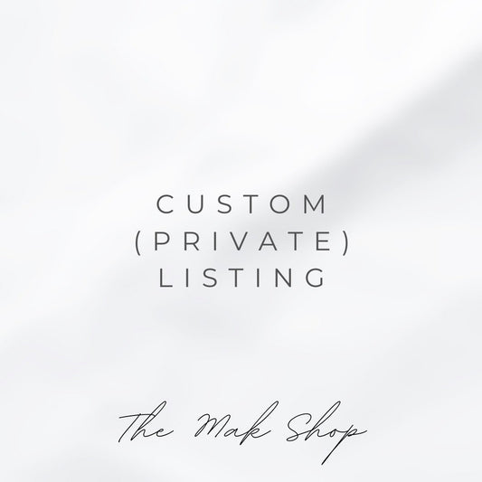 Custom (Private) Listing
